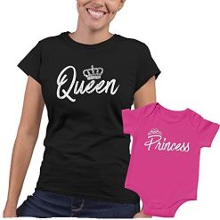 Queen T-Shirt Prince Onsie, Gift For New Mom, Womens Black 2XL Shirt & Black -Vest Shirt Sales 41Lf6TTgX9L. AC