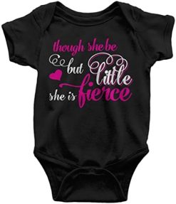 Texas Tees Though She Be But Little She Is Fierce Bodysuit, Outfit For Baby Girl 13 Texas Tees Though She Be But Little She Is Fierce Bodysuit, Outfit For Baby Girl -Vest Shirt Sales 41UjNjJYI1L. AC
