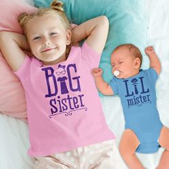 Texas Tees, Big Sister To A Little Mister Shirt, Sibling Shirts, -Vest Shirt Sales 41hKGp96jcL