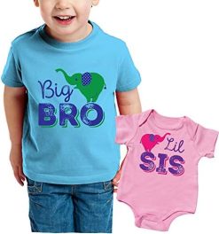 Texas Tees, Brother And Sister Matching Outfits, Elephant Onesies, -Vest Shirt Sales 51F0yHU07CL. AC