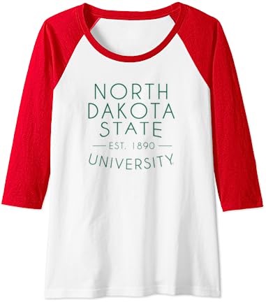 North Dakota State University NDSU Bison Simple Raglan Baseball Tee North Dakota State University NDSU Bison Simple Raglan Baseball Tee -Vest Shirt Sales