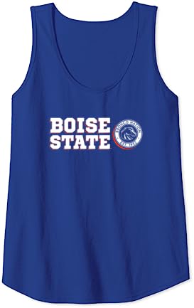 Boise State University BSU Broncos Block Text Tank Top Boise State University BSU Broncos Block Text Tank Top -Vest Shirt Sales