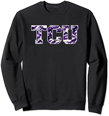 TCU Horned Frogs Camo Sweatshirt TCU Horned Frogs Camo Sweatshirt -Vest Shirt Sales