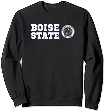 Boise State University BSU Broncos Block Text Sweatshirt Boise State University BSU Broncos Block Text Sweatshirt -Vest Shirt Sales