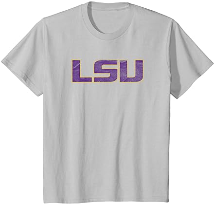 LSU Tigers Distressed Primary T-Shirt LSU Tigers Distressed Primary T-Shirt -Vest Shirt Sales