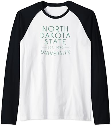 North Dakota State University NDSU Bison Simple Raglan Baseball Tee North Dakota State University NDSU Bison Simple Raglan Baseball Tee -Vest Shirt Sales