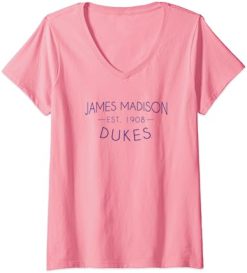 Womens James Madison University JMU Dukes Simple V-Neck T-Shirt -Vest Shirt Sales A1sJ5j3sEEL. CLa7C5002C4687C61rwwg0AbsL.png7C02C02C5002C4682B0.02C0.02C500.02C468.0 AC
