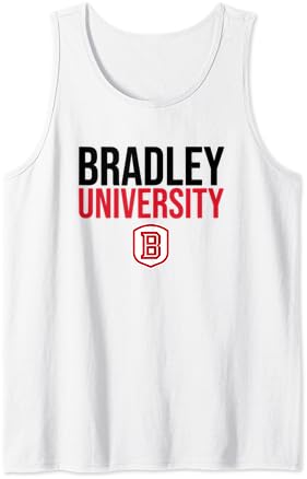 Bradley University Braves Stacked Tank Top Bradley University Braves Stacked Tank Top -Vest Shirt Sales