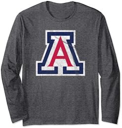 University Of Arizona Wildcats Distressed Primary Long Sleeve T-Shirt -Vest Shirt Sales B11 CDvYaQS. CLa7C5002C4687CA17trbjAFCL.png7C02C02C5002C4682B0.02C0.02C500.02C468.0 AC