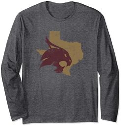 Texas State University Bobcats State Shape Long Sleeve T-Shirt -Vest Shirt Sales B11 CDvYaQS. CLa7C5002C4687CA18nCNX79iL.png7C02C02C5002C4682B0.02C0.02C500.02C468.0 AC