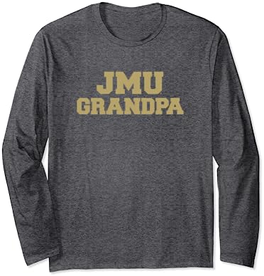 James Madison University JMU Dukes Grandpa Long Sleeve T-Shirt James Madison University JMU Dukes Grandpa Long Sleeve T-Shirt -Vest Shirt Sales B11