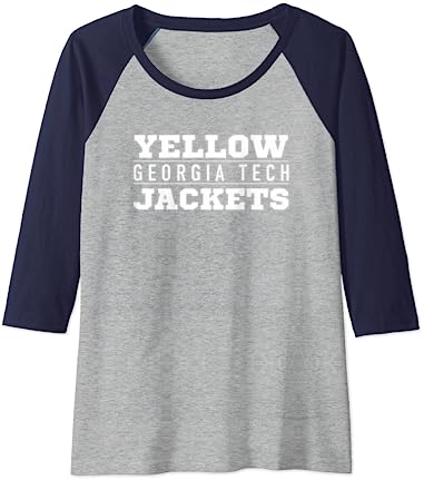 Georgia Tech Yellow Jackets Between The Lines Raglan Baseball Tee Georgia Tech Yellow Jackets Between The Lines Raglan Baseball Tee -Vest Shirt Sales