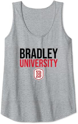 Bradley University Braves Stacked Tank Top Bradley University Braves Stacked Tank Top -Vest Shirt Sales