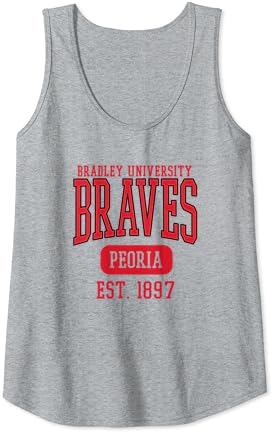 Bradley University Braves Est. Date Tank Top Bradley University Braves Est. Date Tank Top -Vest Shirt Sales