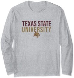 Texas State University Bobcats Stacked Long Sleeve T-Shirt -Vest Shirt Sales B1JMiB dyS. CLa7C5002C4687CA1ZnH7w7D9L.png7C02C02C5002C4682B0.02C0.02C500.02C468.0 AC