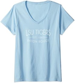 Womens LSU Tigers Simple V-Neck T-Shirt -Vest Shirt Sales B1NTkDiyFlS. CLa7C5002C4687C51hEyyVqM7L.png7C02C02C5002C4682B0.02C0.02C500.02C468.0 AC