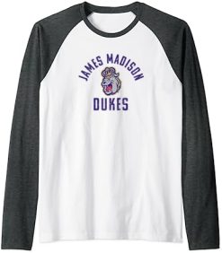 James Madison University JMU Dukes Large Dukes Raglan Baseball Tee -Vest Shirt Sales B1O1NuQg5ZS. CLa7C5002C4687C712E4sLdFfL.png7C02C02C5002C4682B0.02C0.02C500.02C468.0 AC