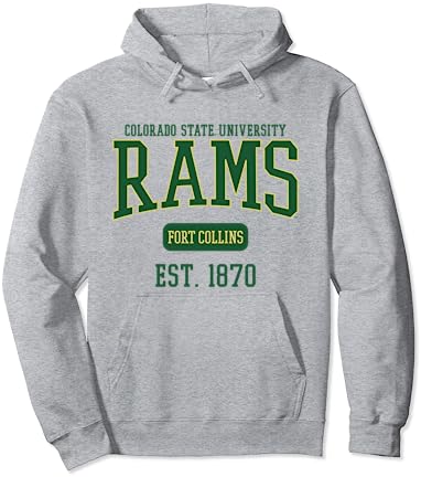 Colorado State University Rams Est. Date Pullover Hoodie Colorado State University Rams Est. Date Pullover Hoodie -Vest Shirt Sales B1Wsm