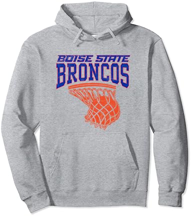 Boise State University BSU Broncos Basketball Hoop Pullover Hoodie Boise State University BSU Broncos Basketball Hoop Pullover Hoodie -Vest Shirt Sales B1Wsm