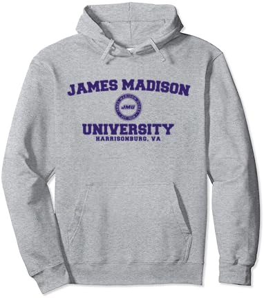 James Madison University JMU Dukes Circle Logo Pullover Hoodie James Madison University JMU Dukes Circle Logo Pullover Hoodie -Vest Shirt Sales B1Wsm