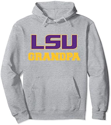 LSU Tigers Grandpa Pullover Hoodie LSU Tigers Grandpa Pullover Hoodie -Vest Shirt Sales B1Wsm