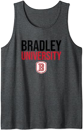 Bradley University Braves Stacked Tank Top Bradley University Braves Stacked Tank Top -Vest Shirt Sales