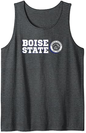 Boise State University BSU Broncos Block Text Tank Top Boise State University BSU Broncos Block Text Tank Top -Vest Shirt Sales