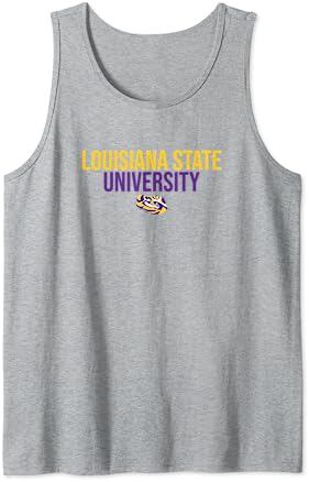 LSU Tigers Stacked Tank Top LSU Tigers Stacked Tank Top -Vest Shirt Sales