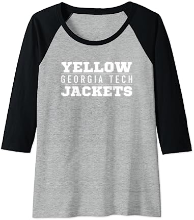 Georgia Tech Yellow Jackets Between The Lines Raglan Baseball Tee Georgia Tech Yellow Jackets Between The Lines Raglan Baseball Tee -Vest Shirt Sales
