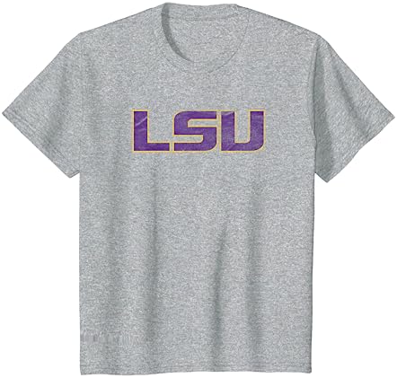 LSU Tigers Distressed Primary T-Shirt LSU Tigers Distressed Primary T-Shirt -Vest Shirt Sales