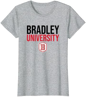 Bradley University Braves Stacked T-Shirt Bradley University Braves Stacked T-Shirt -Vest Shirt Sales