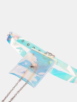 Women Transparent Mini Laser Waist Bag Chain Envelope Bag -Vest Shirt Sales 078cf4c9 38be 46e1 8f68 85c3866a6c94