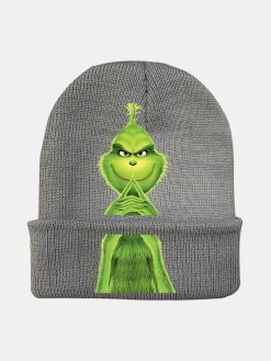 Men & Women Wool Warm Windproof Sunvisor Christmas Green Fur Monster Printing Knitted Hat Beanie -Vest Shirt Sales 0b361221 5a27 4192 835e dcc20420cb95