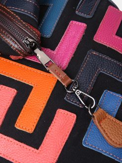 Women Genuine Leather Patchwork Rivet Backpack -Vest Shirt Sales 0ccaf00e 9bef 49be b7cb 0fc85369ebba