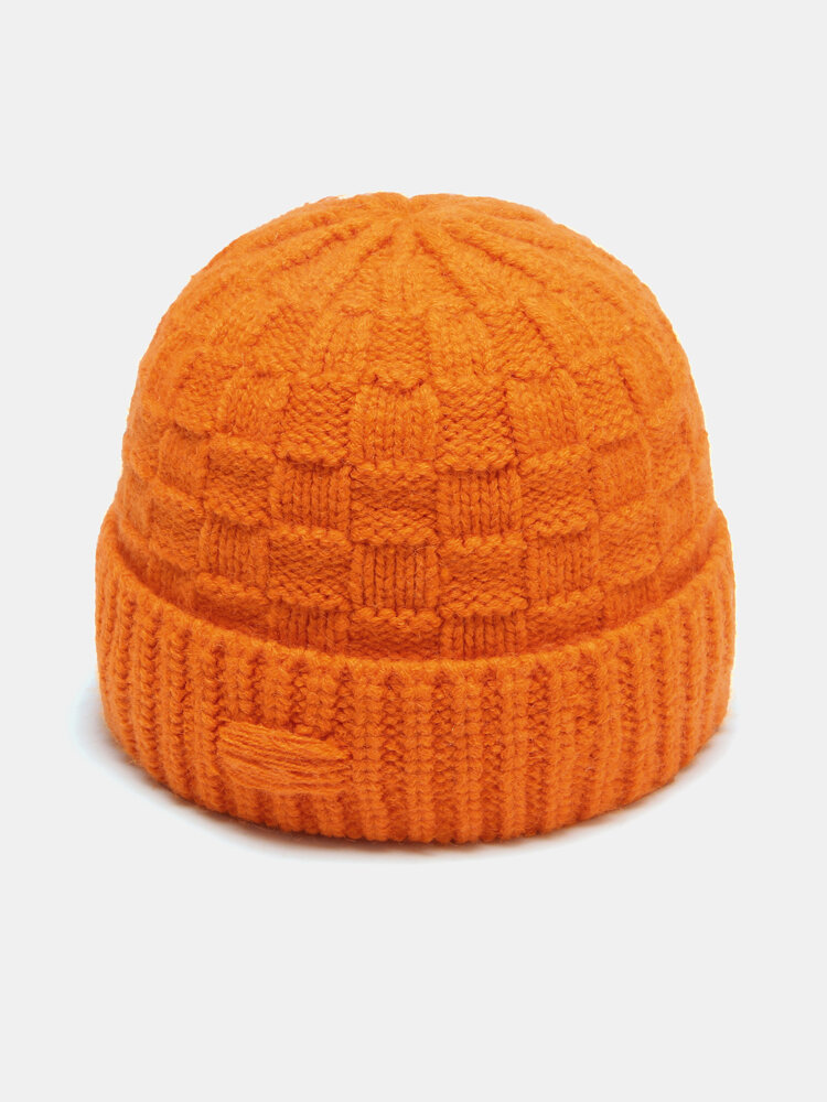 19b94184-034e-49e1-9bd6-42ed95573831.jpg Unisex Knitted Solid Color Lattice All-match Warmth Brimless Beanie Hat -Vest Shirt Sales 19b94184 034e 49e1 9bd6 42ed95573831