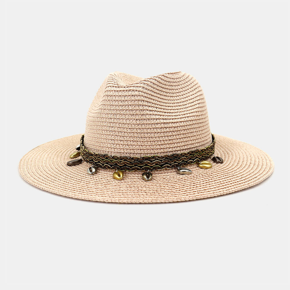 1a1a6ea3-c40f-4680-8169-2309b23e22a6.jpg Men And Women British Wind Jazz Straw Hat Outdoor Sunscreen Breathable Big Brim Sun Hat -Vest Shirt Sales 1a1a6ea3 c40f 4680 8169 2309b23e22a6