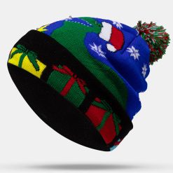 Christmas Snowman Elk Christmas Tree Cuffed Ball Knit Hat -Vest Shirt Sales 21429ca9 aef7 4948 b2c2 16e14e904465