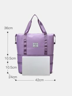 Oxford Large Capacity Dry And Wet Separation Two Layers Scalable Design Waterproof Anti-Scratch Duffel Travel Bag Yoga Gym Bags -Vest Shirt Sales 244ee468 b252 4001 86a2 9a2e68c49727