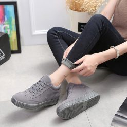 Pure Color Platform Lace Up Sport Casual Shoes For Women -Vest Shirt Sales 311dfc40 e6f6 48f4 b0ca b30fa3a440de