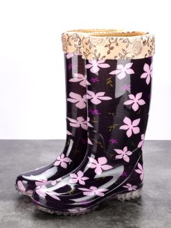 Winter Warm Lining Slip-on Waterproof Non-slip Rain Boots For Women -Vest Shirt Sales 33b61bfe b14f 43f7 8b8f ce0b44ea92e1
