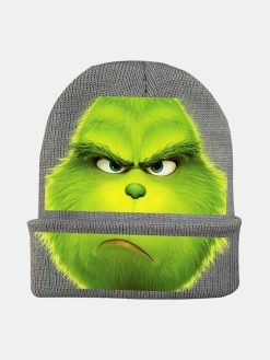 Men & Women Wool Warm Windproof Sunvisor Christmas Green Fur Monster Printing Knitted Hat Beanie -Vest Shirt Sales 34021f75 fe19 4b2d 9c6c 12d5733ea4bd
