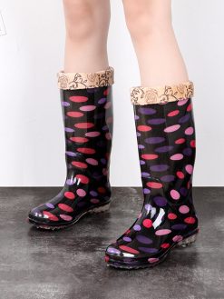 Winter Warm Lining Slip-on Waterproof Non-slip Rain Boots For Women -Vest Shirt Sales 366a1423 b3a4 453a 889a 0bd30425c008