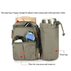 Nylon Waterproof Mini Crossbod Bag Outdoor Sport Travel Waist Bag Cellphone Pocket -Vest Shirt Sales 4223c177 9779 453f b85b 92f6d8155c5a