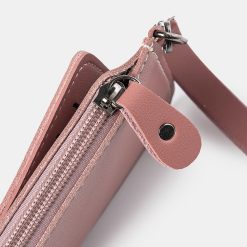 Women Faux Leather Solid Multi-function Long Wallet 12 Card Slots Phone Clutch Bags -Vest Shirt Sales 45cfb464 47ec 4ba6 8ace 3f895e78c68f