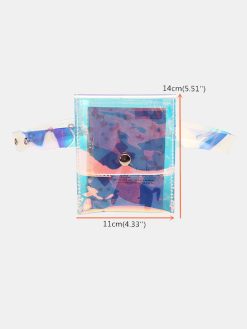 Women Transparent Mini Laser Waist Bag Chain Envelope Bag -Vest Shirt Sales 55363f17 5e8b 48f8 b3ff 2c04f081bf56