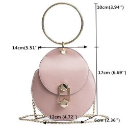 Women Concise Metal Ring Chain Shoulder Portable Handbag -Vest Shirt Sales 6f896680 811c 4f03 83ba f3158f54f364