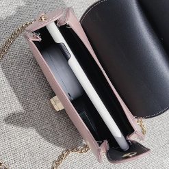 Women Concise Metal Ring Chain Shoulder Portable Handbag -Vest Shirt Sales 6fcaca2a a30f 4df6 ab73 daea8e7a7149