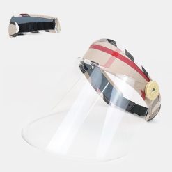 Lattice Adjustable Anti-UV Big Brim Cover Face Hat Sun Hat Empty Top Hat -Vest Shirt Sales 78017295 4900 494b 9915 592ff7f951ae