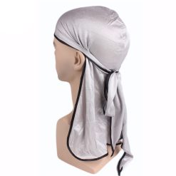 Woman Men Silk Satin Long-tailed Raccoon Pirate Beanie Cap Elastic all-inclusive head Cap Cancer Hat -Vest Shirt Sales 7c7c0be0 a615 4f21 819b 6dc504c31f77