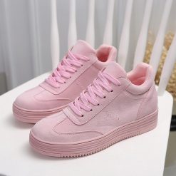 Pure Color Platform Lace Up Sport Casual Shoes For Women -Vest Shirt Sales 961972ed 8a96 4528 9772 291a87d625ea